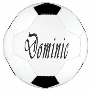 Black Starry Dominic Name, Soccerball Football