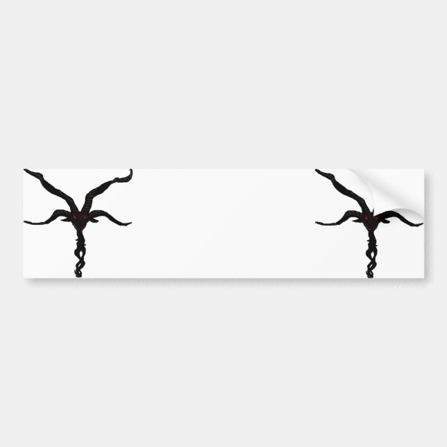 Black Stars bumper sticker (Front)
