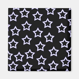 Black Stars Magnet