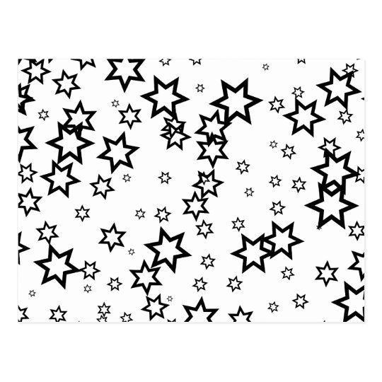 Black Stars Postcard