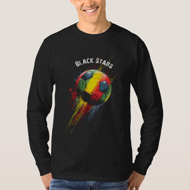 black stars T-Shirt (Front)