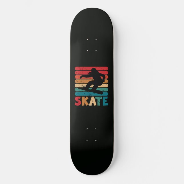 Black Statement  Skateboard (Front)