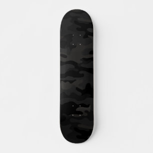 Black Stealth Camo Skateboard