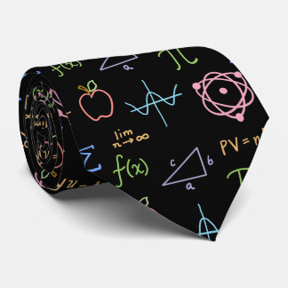 Black STEM Neck Tie