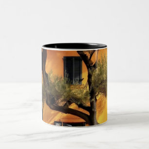 Black Stick Figure Pattern Mug Funny Minimalist