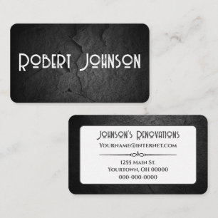 Black Stone Business Card