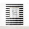 Black Stripe Couples Bridal Shower Photo Backdrop