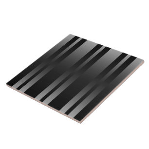Black Stripes Background Tile