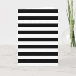 Black Stripes Card
