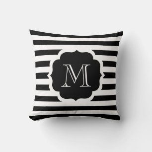 Black Stripes Cushion