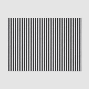 Black Stripes pattern - Customisable background Tissue Paper