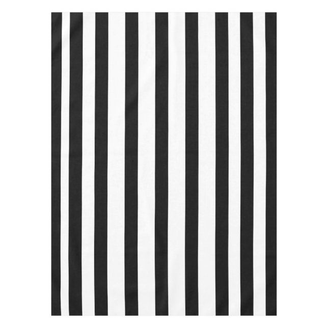 Black Stripes Tablecloth (Front)