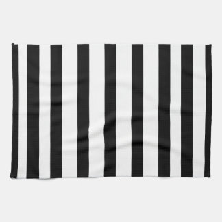 Black Stripes Tea Towel