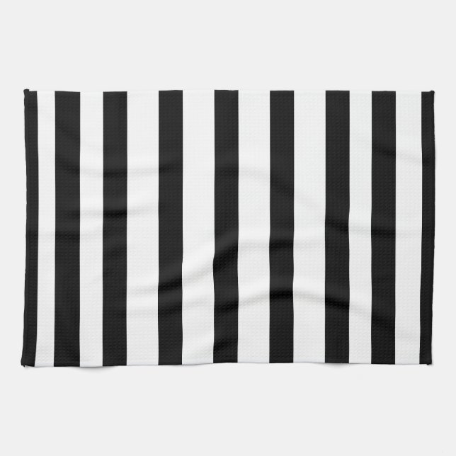 Black Stripes Tea Towel (Horizontal)