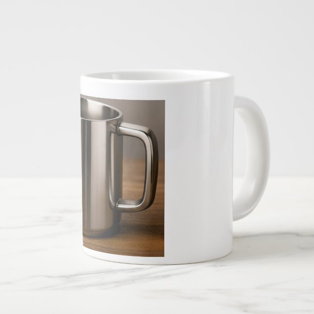 black style classy mug for coffee lover (Front Right)