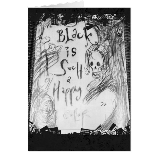 black such a happy colour (Front)