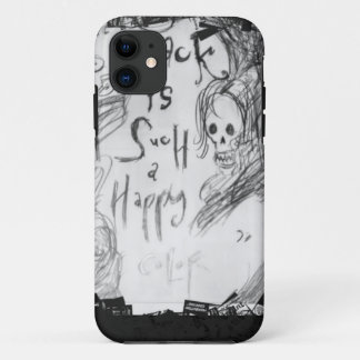 black such a happy colour iPhone 11 case