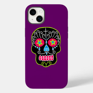 Black Sugar Skull Case-Mate iPhone 14 Plus Case