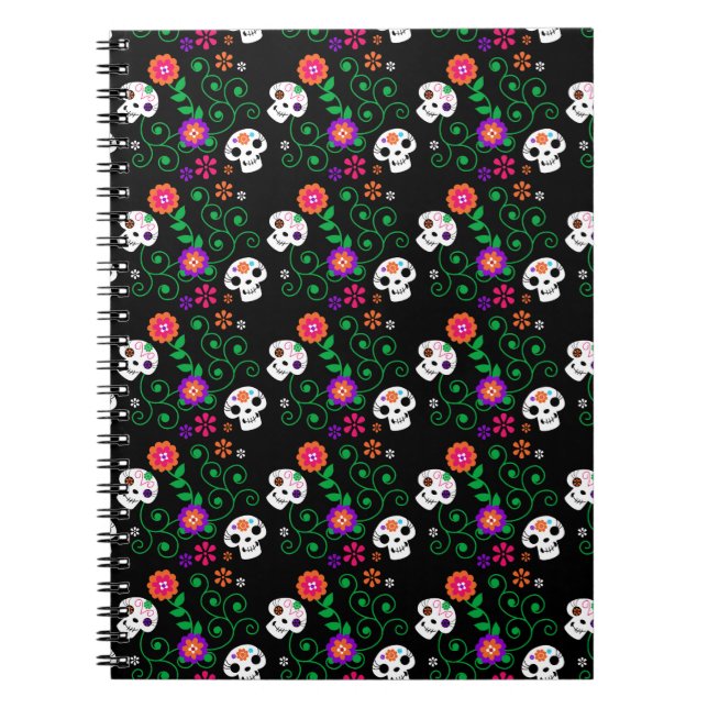 black sugar skull notebook (Front)
