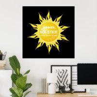 Black summer solstice the longest day of the year