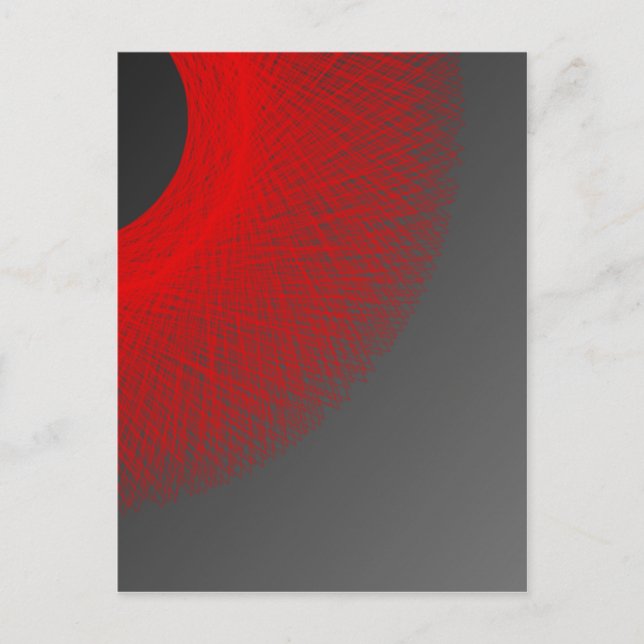 black sun red  light postcard (Front)
