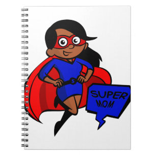 black super mum notebook