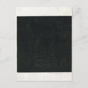 Black Suprematistic Square by Kazimir Malevich Postcard