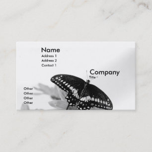 Black Swallowtail Business Card