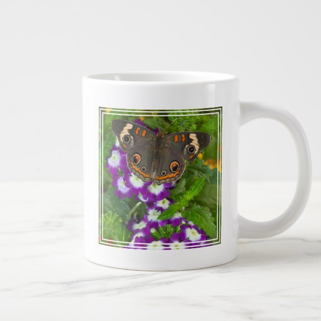 Black Swallowtail Large Coffee Mug (Right)