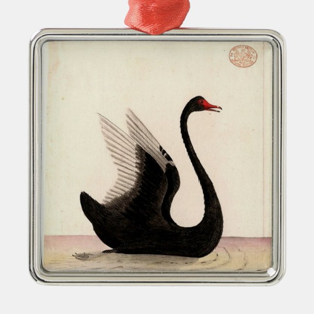 BLACK SWAN ART ORNAMENT (Front)