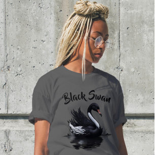 Black Swan Artistic Dark Aesthetic Graphic T-Shirt