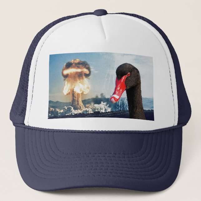 Black Swan Disaster Trucker Hat (Front)