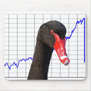 Black Swan Market Crash Mouse Mat