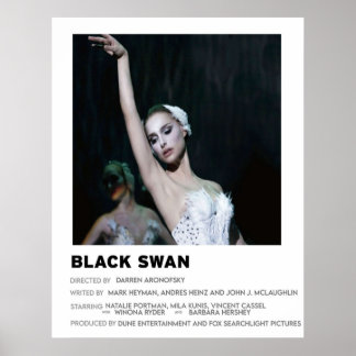 Black Swan Minimalist Poster
