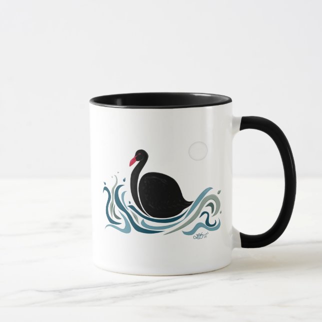 Black Swan Mug (Right)