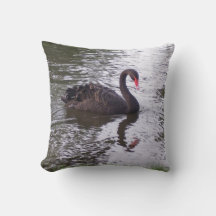 Black Swan Throw Pillow