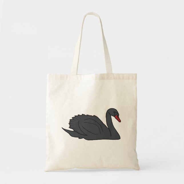 Black Swan Tote Bag (Front)