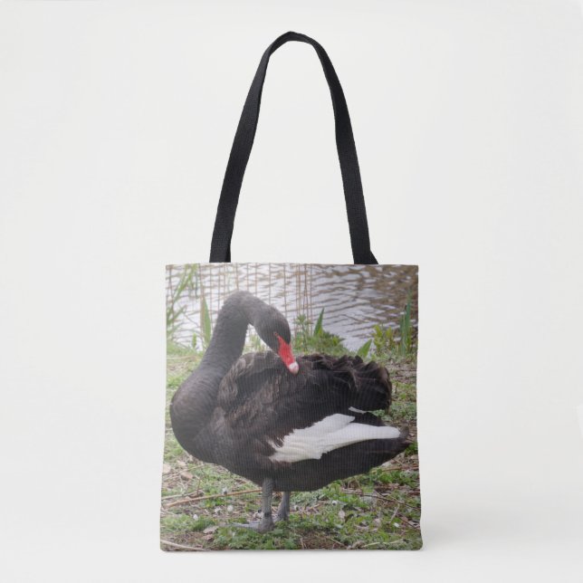 Black Swan Tote Bag (Front)