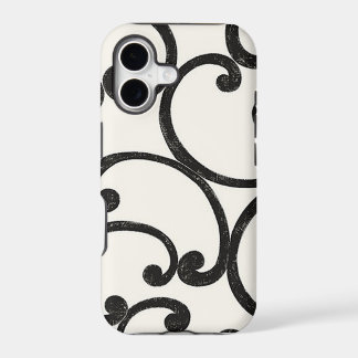 Black Swirling iPhone 5 Case