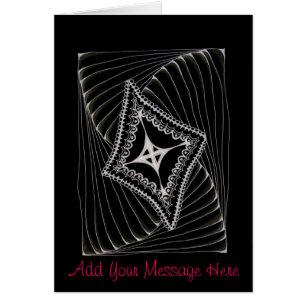 Black Swirling Kite Doodle