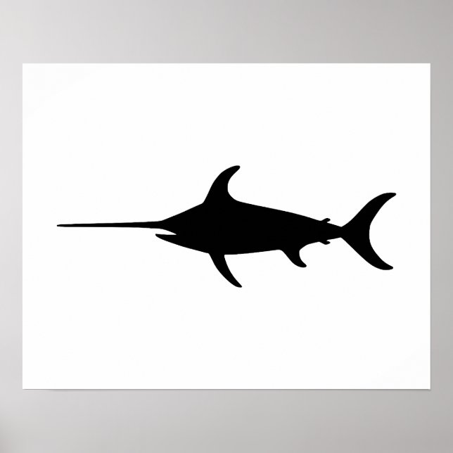 Black Swordfish Poster (Front)