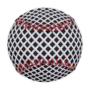Black Symmetric Diamonds with Gradient Frames Baseball
