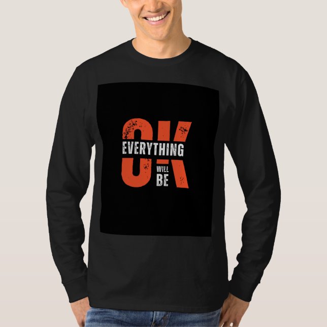 Black T shirt with Full sleeves (Front)
