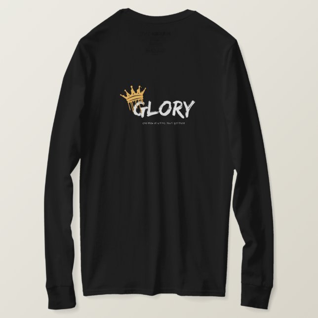 Black T-shirt with Golden design (Design Back)