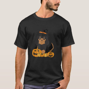 Black Tan Cavalier King Charles Spaniel Dog Hallow T-Shirt
