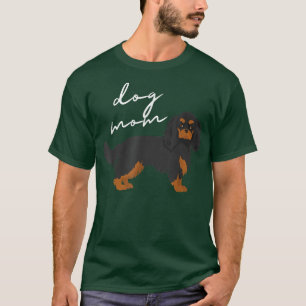 Black & Tan Cavalier King Charles Spaniel Dog Mom T-Shirt