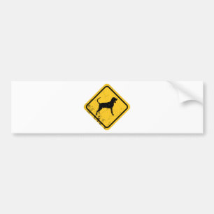 Black & Tan Coonhound Bumper Sticker
