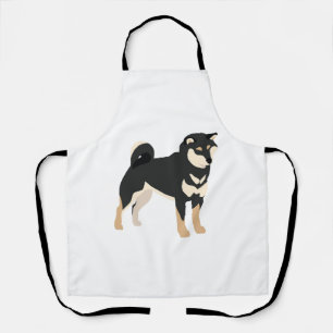 Black & Tan Shiba Inu Dog Owner Lover Gift Apron