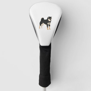 Black & Tan Shiba Inu Dog Owner Lover Gift Golf Head Cover