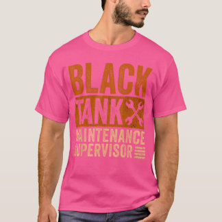 Black Tank Maintenance Supervisor Funny Fathers Da